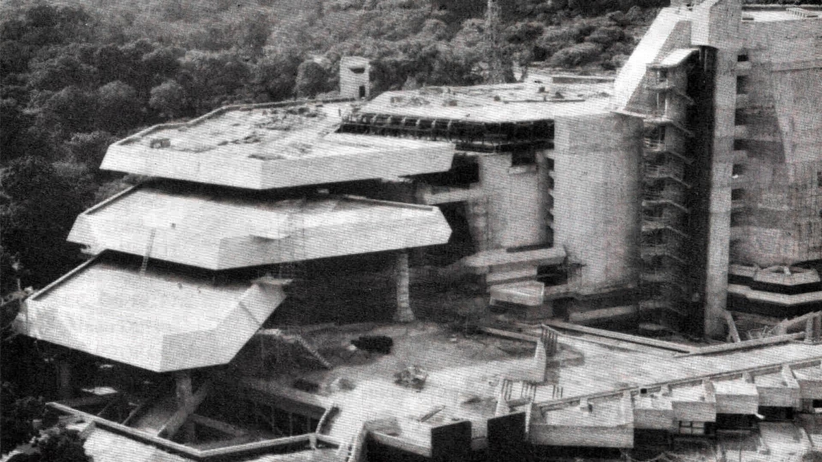 La construcción en su estado actual 1980