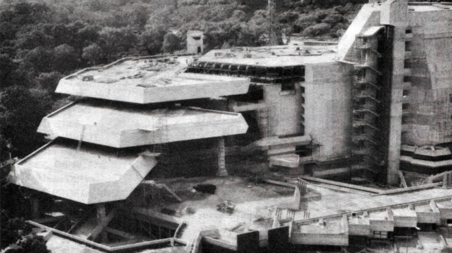 La construcción en su estado actual 1980